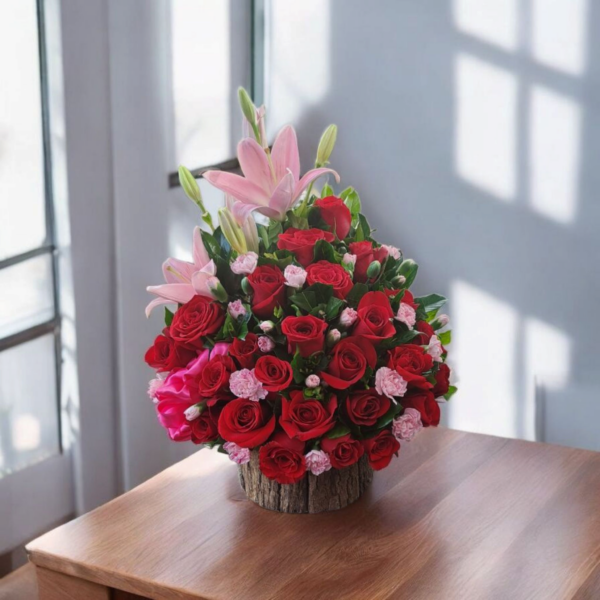 Rosas y lirios para Mamá