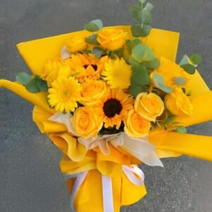 Ramo de flores amarillas