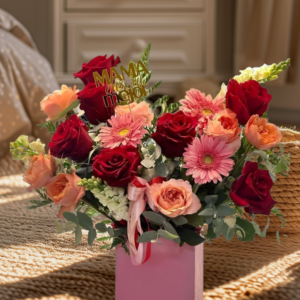 Rosas, gerberas para mamá